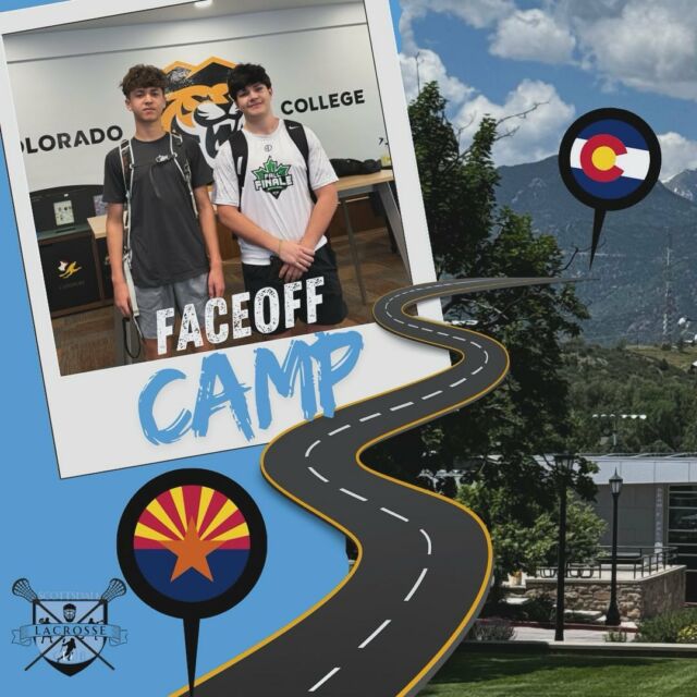 No off-season! Jack & Nico are in Colorado putting in the work at Face-off Camp this week! Way to go fellas! #scottsdalehighlacrosse 🥍