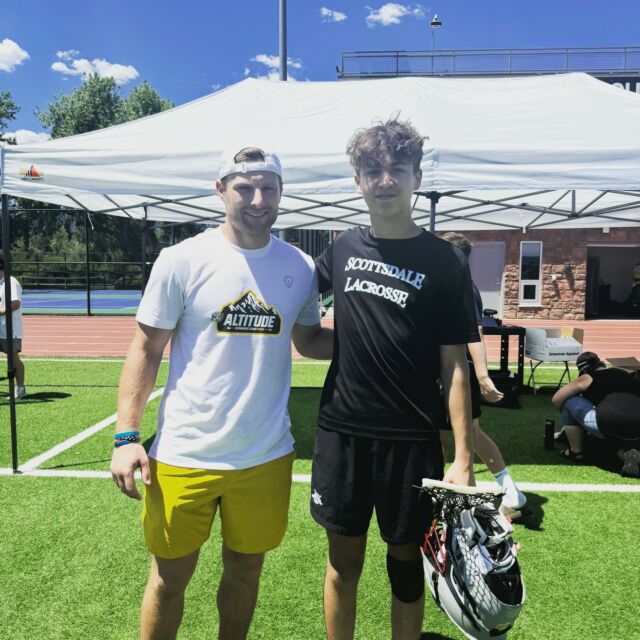 Shout out to Nico and Jack who wrapped up Face-off camp this week. Jack was awarded with a jersey for winning his age group competition. Way to go, guys!