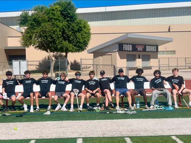 Scottsdale High Lacrosse was proud to host Scottsdale United youth lacrosse games today! Here are some shots of our boys out there today! Go Bandits!