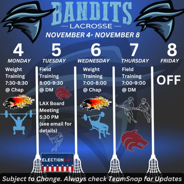 This week... Go Bandits!