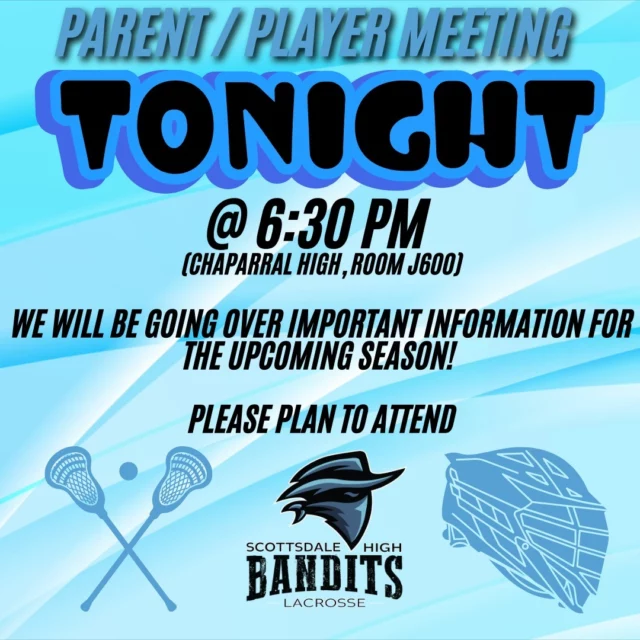 ATTENTION BANDIT NATION! 
Players, grab your parents and join us. Bring a friend who may want to play too!