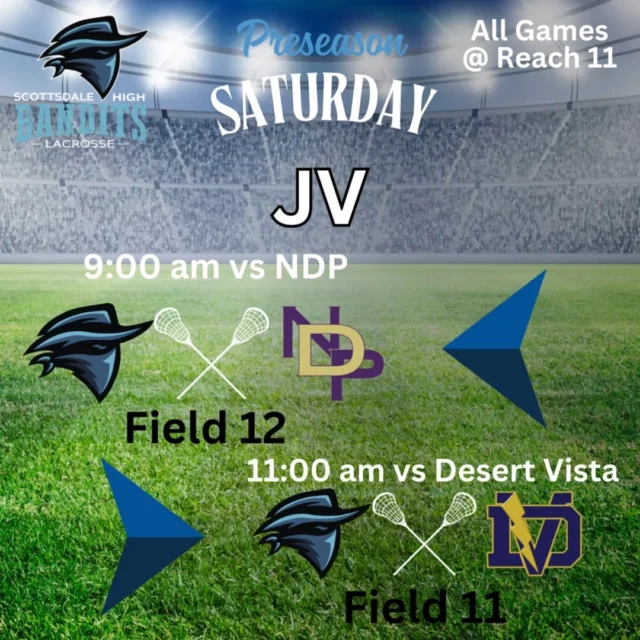 Preseason action this Saturday at Reach 11! Both JV and Varsity! Go Bandits!